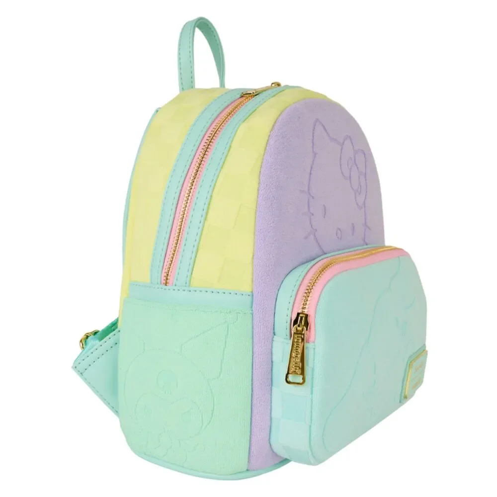 Loungefly Sanrio Hello Kitty Friends Color Block Plush Mini Backpack Pastel